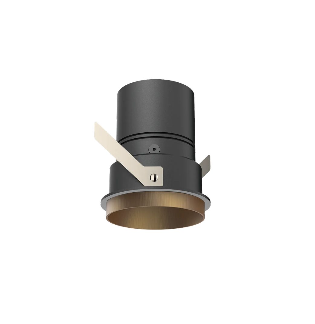 DuraGreen Acme 68 Engine Antique Bronze Semi Mini Trim Downlight