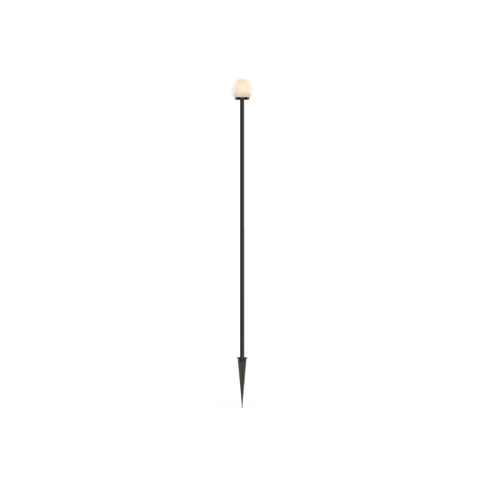 Duragreen Alabaster Globe Bollard Outdoor Light