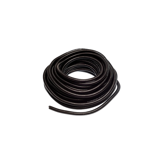 Black Flexible Split Conduit - 12mm - 50m Reel