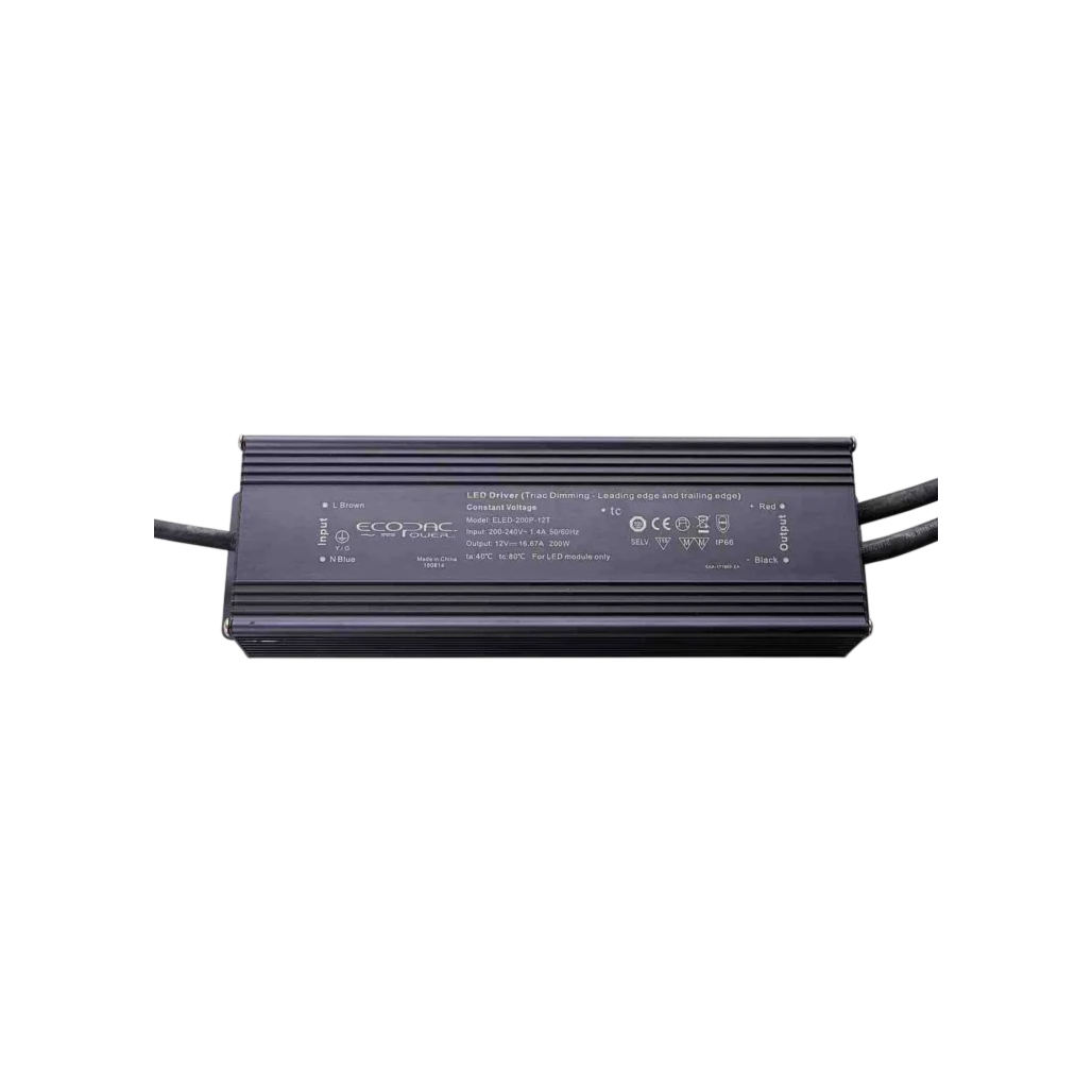 Ecopac 200W Triac Dimmable 24V LED Driver