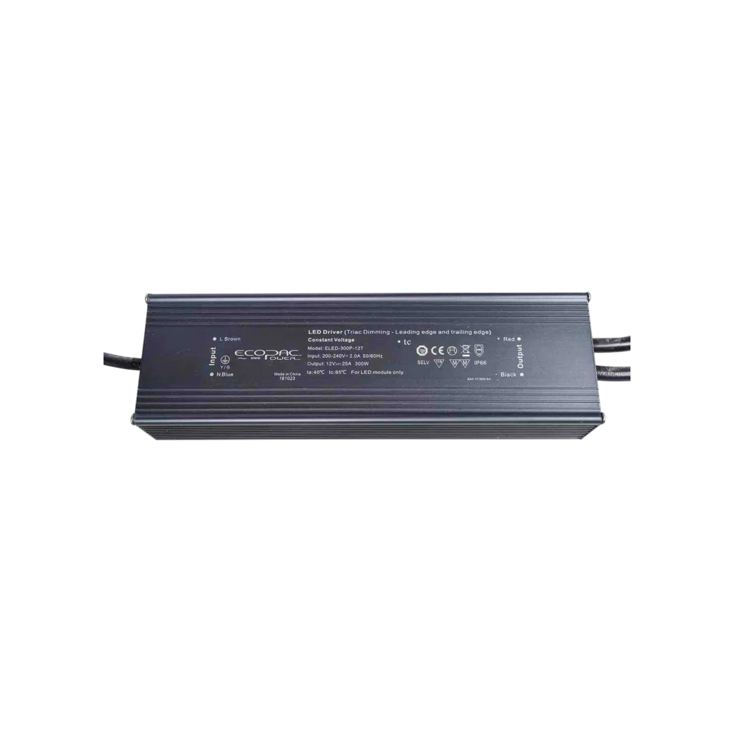 Ecopac 300W Triac Dimmable 24V LED Driver
