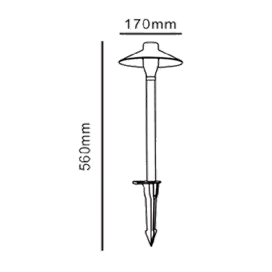 Duragreen Dome Bollard Outdoor Light