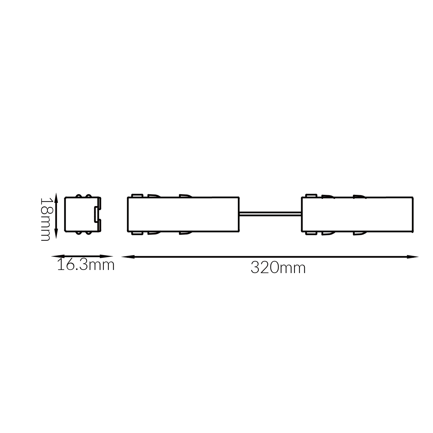 DuraGreen Deco 48V Track Flexible Joint