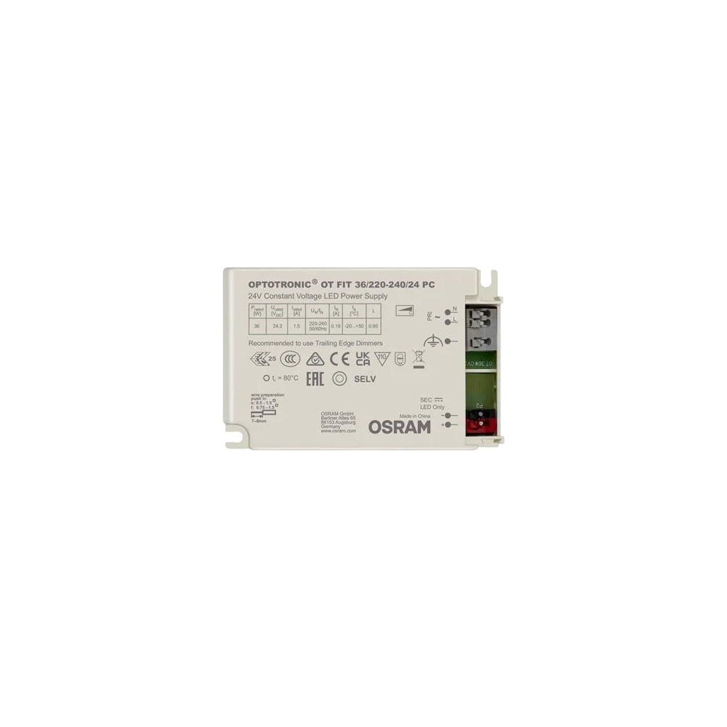 Osram Optotronic OT Fit 24V Driver Mains Dimmable