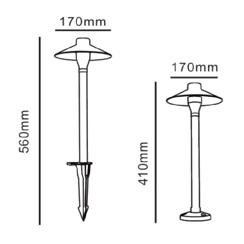 Duragreen Dome Bollard Outdoor Light